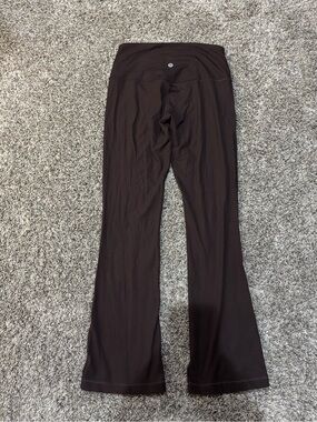 lululemon athletica Dark Brown Flared Leggings